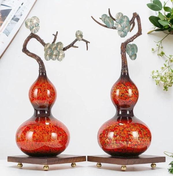 Brass Sunflower gourd Home crafts